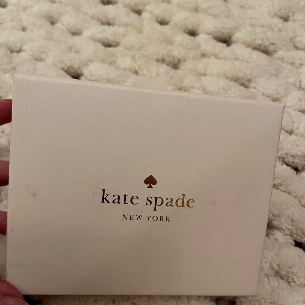 Kate Spade Gold Glitter Card Holder - Picture 4 of 4